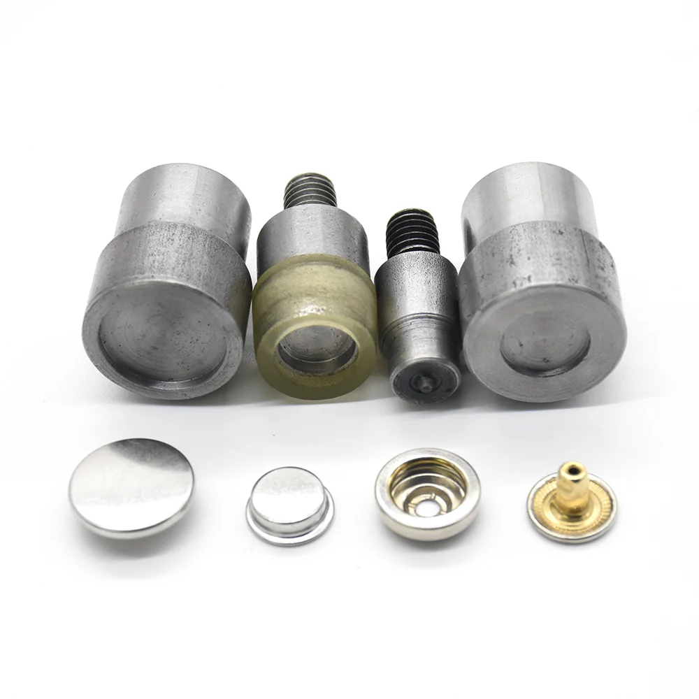 

20set brass snap fasteners and molds Install button molds Sewing snaps Environmentally Invisible high quality jacket buttons