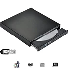 Портативный USB внешний DVD RW ГОРЕЛКА Оптический привод для Asus HP ACER DELL настольный ноутбук внешний Win XP7810 нетбук черный новый