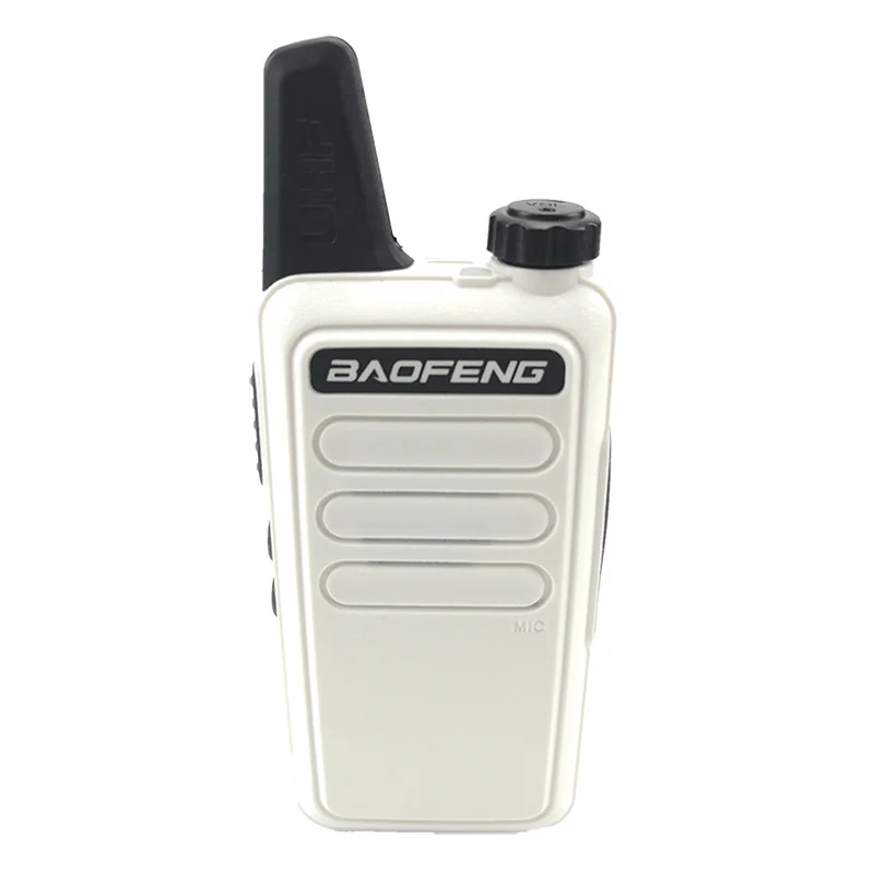 White Baofeng BF-R5 мини Детская рация Hf трансивер UHF радио портативный 2 Вт игрушка коммуникатор Удобная рация двухстороннее радио Wln KD-C1 - Цвет: White