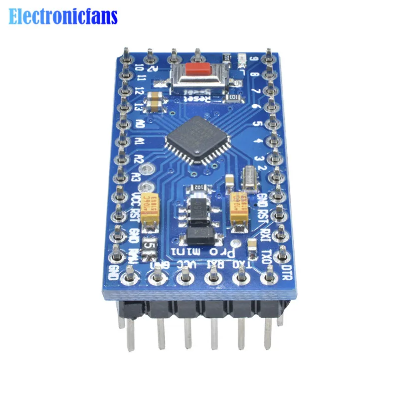 5 шт./лот Atmega328P Pro Mini 328 Mini Atmega328 5 в 16 МГц 5 в 16 м Модуль платы для Arduino совместим с нано микро контроллером