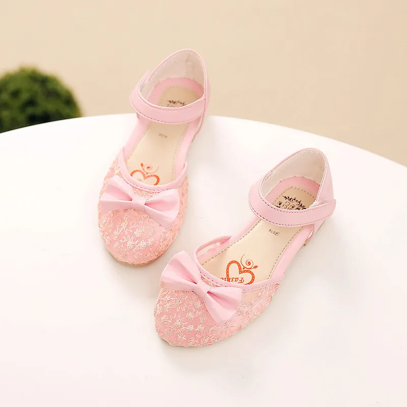 Детские блестящие сандалии принцессы детская мягкая обувь для девочек Tollder на