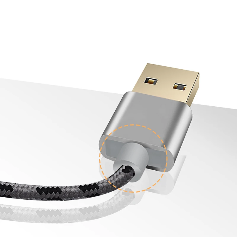 Кабель зарядный TOPK USB Type C для Samsung S9 S8 провод быстрой зарядки мобильного телефона
