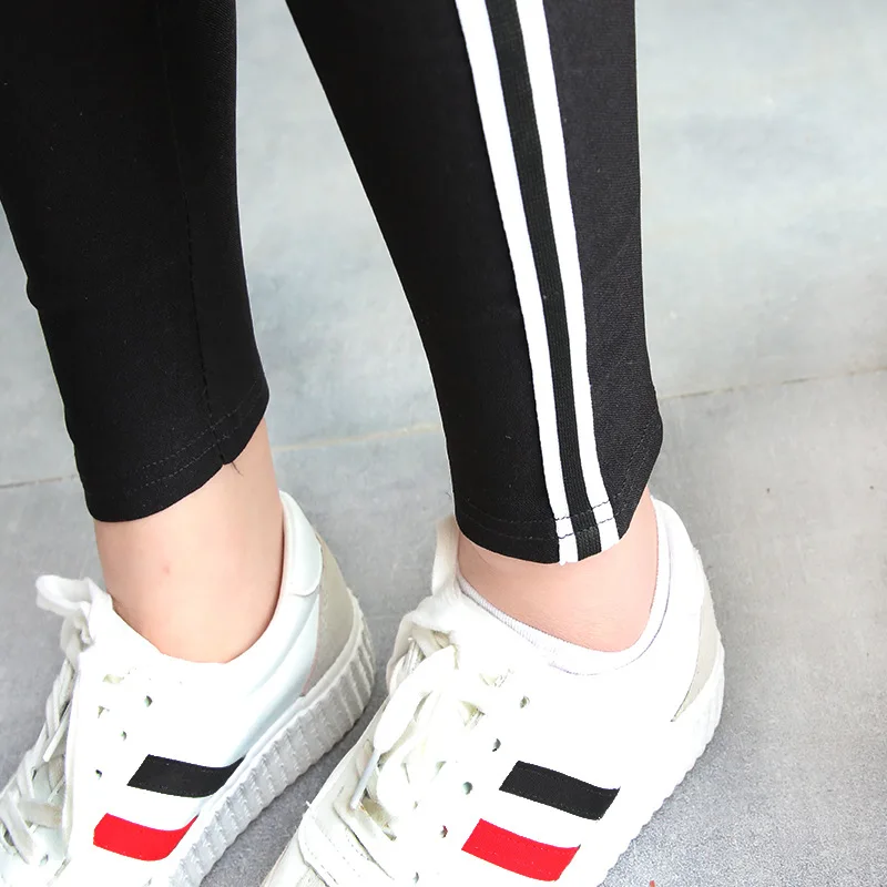 

High Quality Women Leggings High Elastic Black two Legging Spring Slimming Women Leisure Jegging Pants Harajuku Sporting 2019