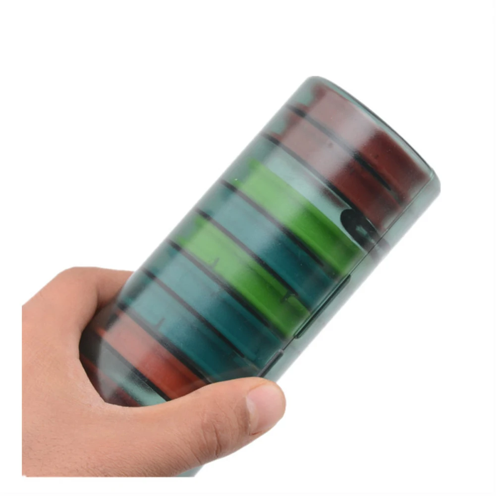 Вращающийся катушка Красочные Рыбалка линии Box силиконовые портативный случае