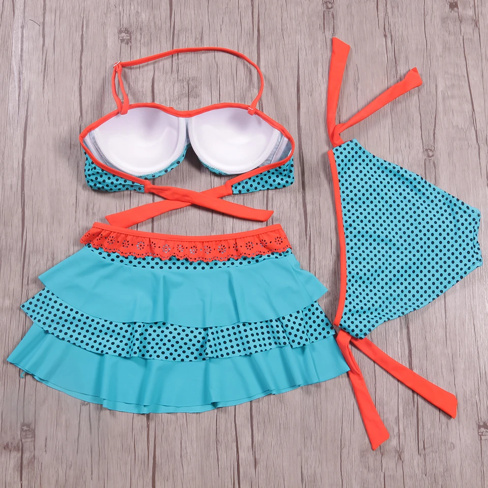 Женское бикини с цветочным принтом KayVis пляжный купальник пуш-ап 3 предмета 2019 |