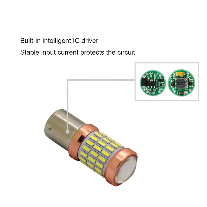 Лампа BOAOSI 2x Canbus 1156 BA15S P21W светодиодный 4014 SMD автомобильная лампа заднего хода для