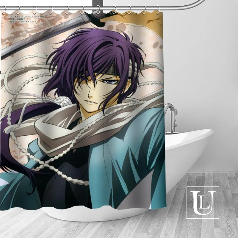 Новое поступление душевая занавеска hakuouki shinsengumi kitan из 100% полиэстера