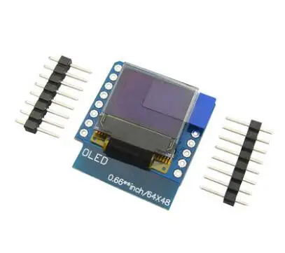 ЖК-дисплей со светодиодной подсветодиодный кой, экран 0,66 дюйма, 64X48 IIC I2C O, совместим с 1 шт.