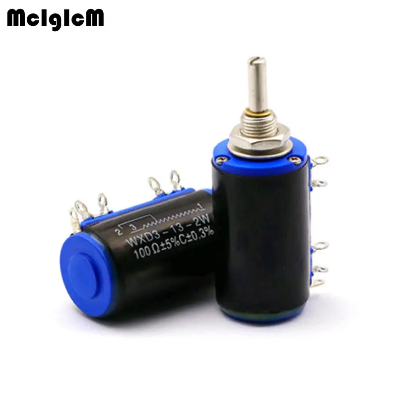 MCIGICM 20 шт. WXD3 13 2W 100 200 220 470 680 Ом 1K 2 K 3 4 7 5 6 10K 22K 33K 47K 8 проволочный потенциометр|wirewound