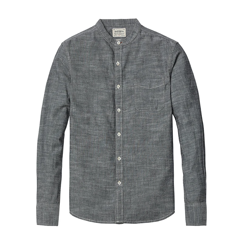 SIMWOOD 2019 для мужчин рубашка Весна Новый Camisa Masculina рубашки домашние муж. Slim Fit 100%