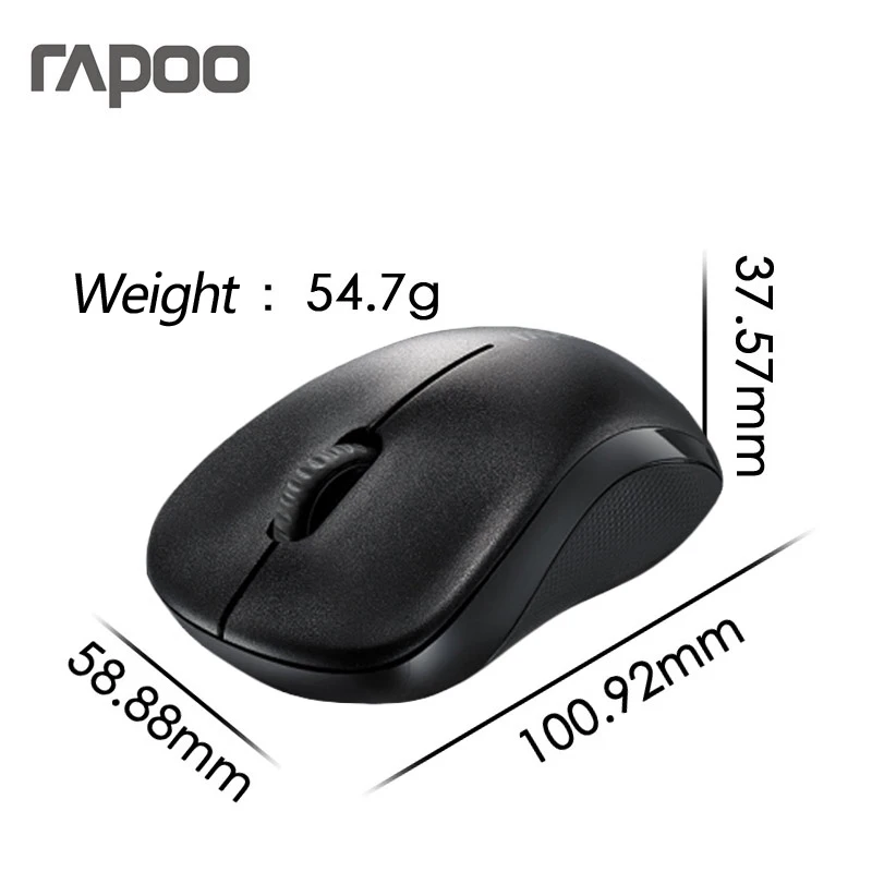Оригинальная Беспроводная оптическая мышь Rapoo 6010B с Bluetooth 3,0, офисные мыши для планшетов, ноутбуков, компьютеров