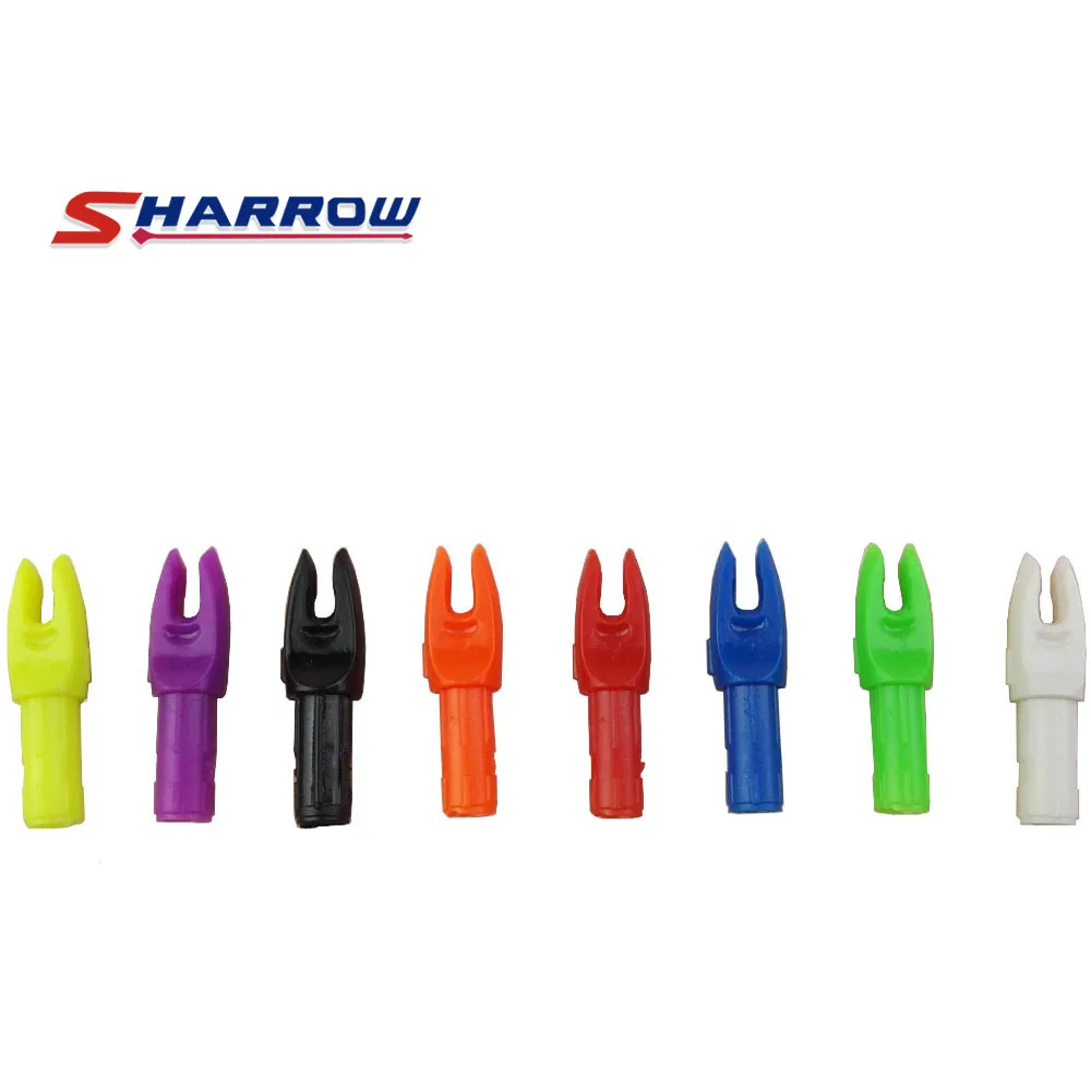 

Archery 60 Pc Arrow Nock Imported High-pressure Plastic 8 Colors Optional For 6.0mm Arrow Shaft