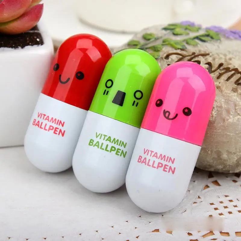 Новинка Канцелярские товары 6 шт./лот ручка с улыбающимся лицом шариковая для