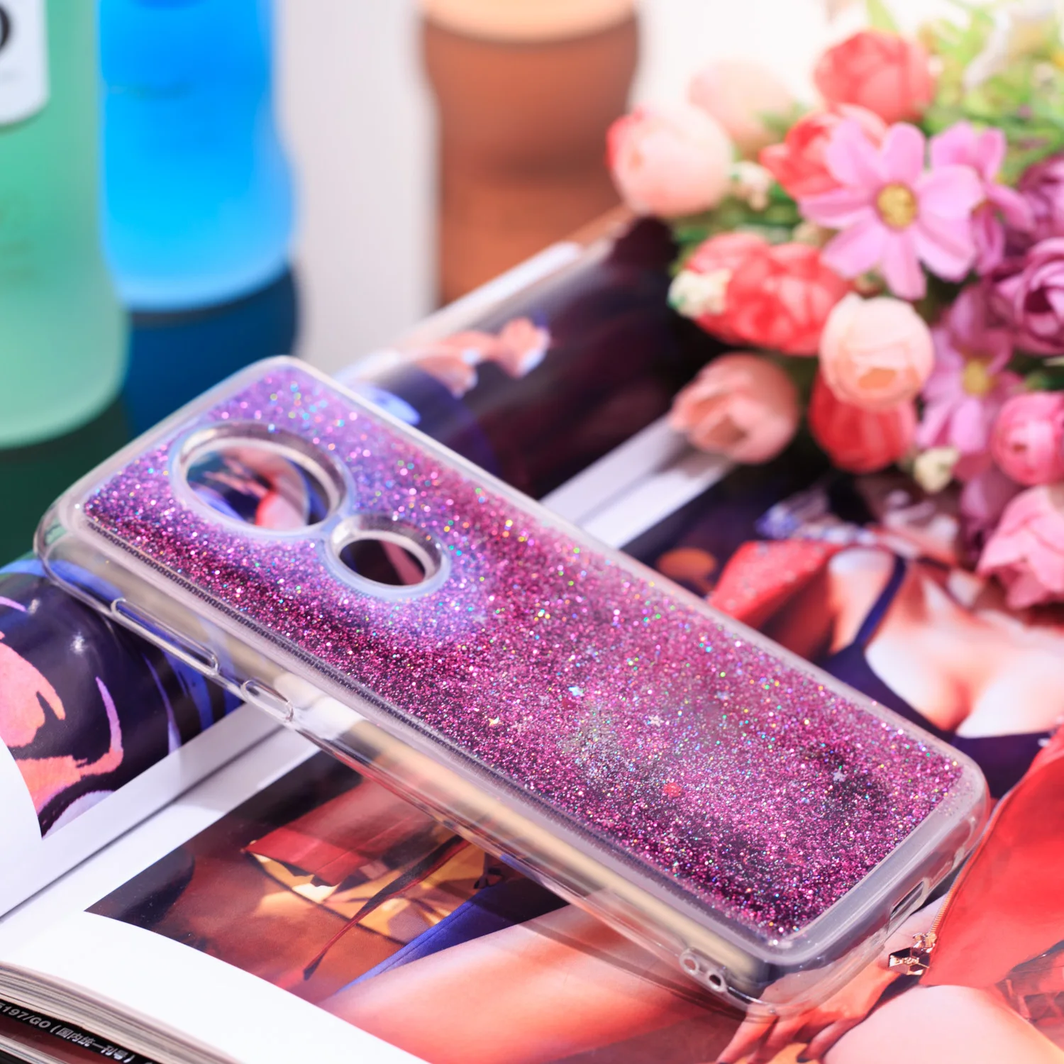 Luxury Bling Glitter For coque Motorola Moto G5S Plus Soft Silicone case Crystal Sequins Quicksand funda cover |
