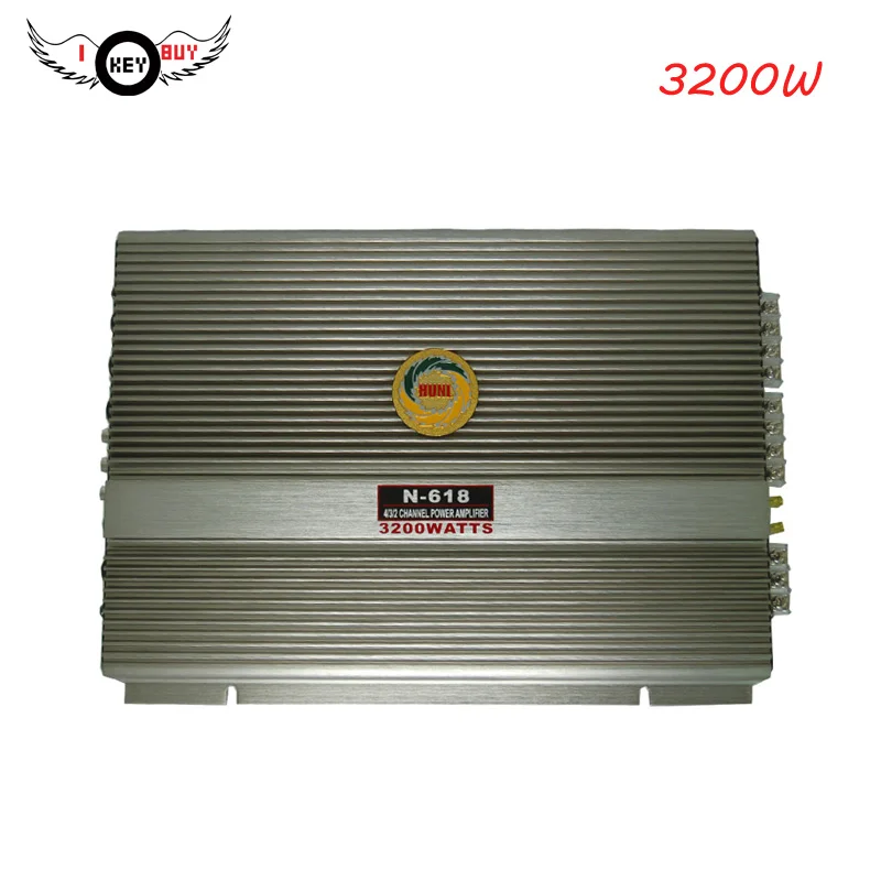 I Key Buy Super-Power 3200W 4CH 12V автомобильный усилитель HiFi Высокоточный высококлассный стерео громкоговоритель усилители аудиосабвуфера