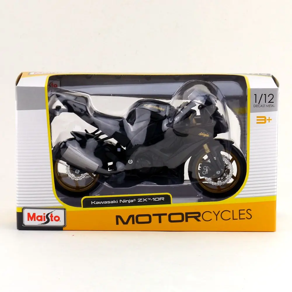 Игрушка Maisto литая модель автомобиля металлическая мотоцикла масштаб 1:12 KAWASAKI Ninja