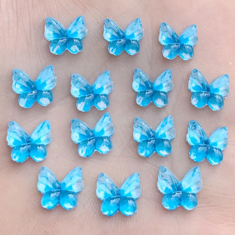Красочные бабочки 10 мм Flatback стразы аппликация с камнями и кристаллами кабошон