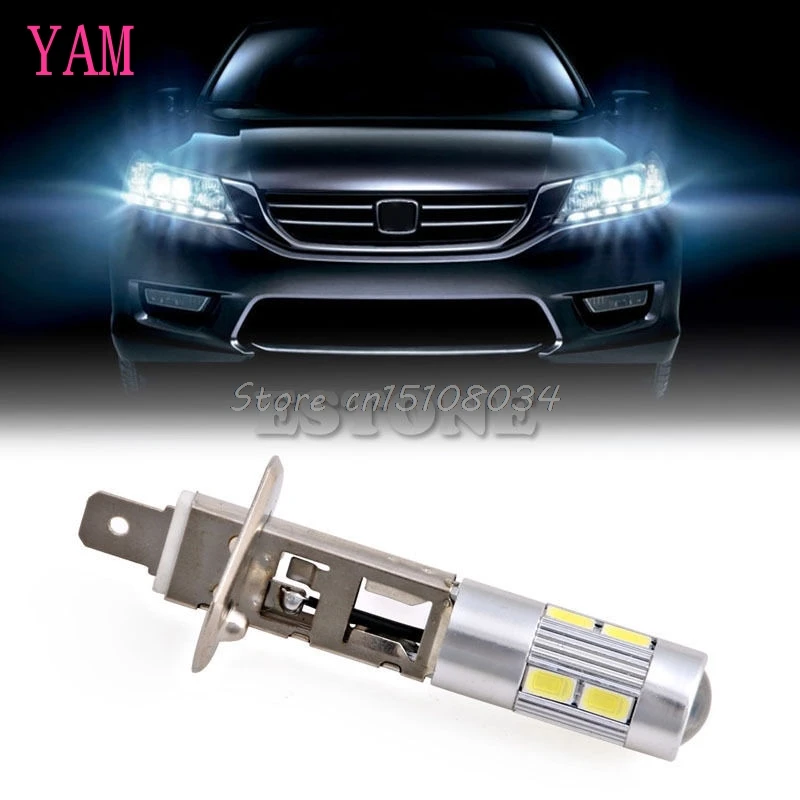 5630 SMD 10 LED H1 Галогенная автомобильная лампа противотуманная фара постоянного тока