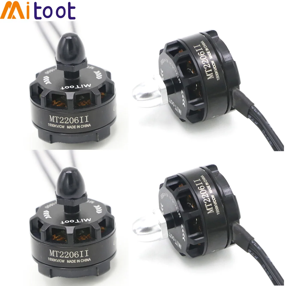 4 компл./лот Emax охлаждение новый MT2206 II 1500KV бесщеточный двигатель 2 CW/2 CCW для RC QAV250 F330