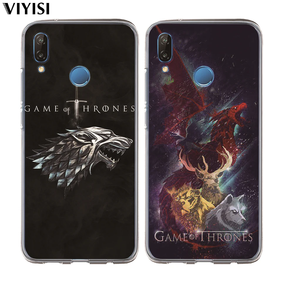 Чехол для Huawei P30 P20 Mate 20 Pro 9 P10 Lite Game Thrones Daenerys Dragon Jon Snow Tyrion Lannister Мягкий силиконовый