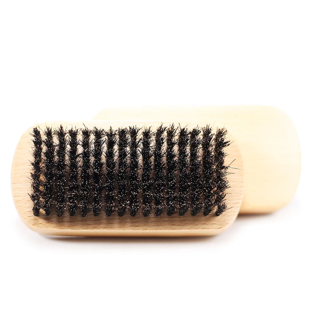 Натуральная мужская деревянная щетина для волос щетка усов жесткая maquiagem