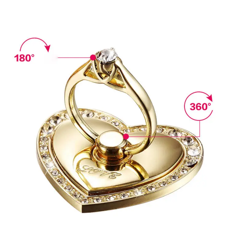 360 Rotating Finger Metal Ring Stand Holder Mount Universal Mobile Phones Hello Kitty For Cell Phone Tablet | Мобильные телефоны и