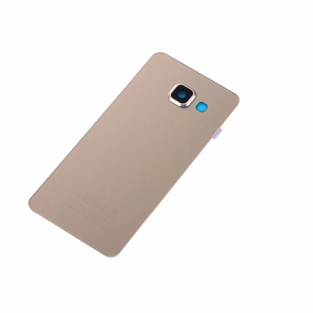Для Samsung Galaxy A5 2016 A510 A510F Корпус задняя крышка батарейный стеклянный чехол +