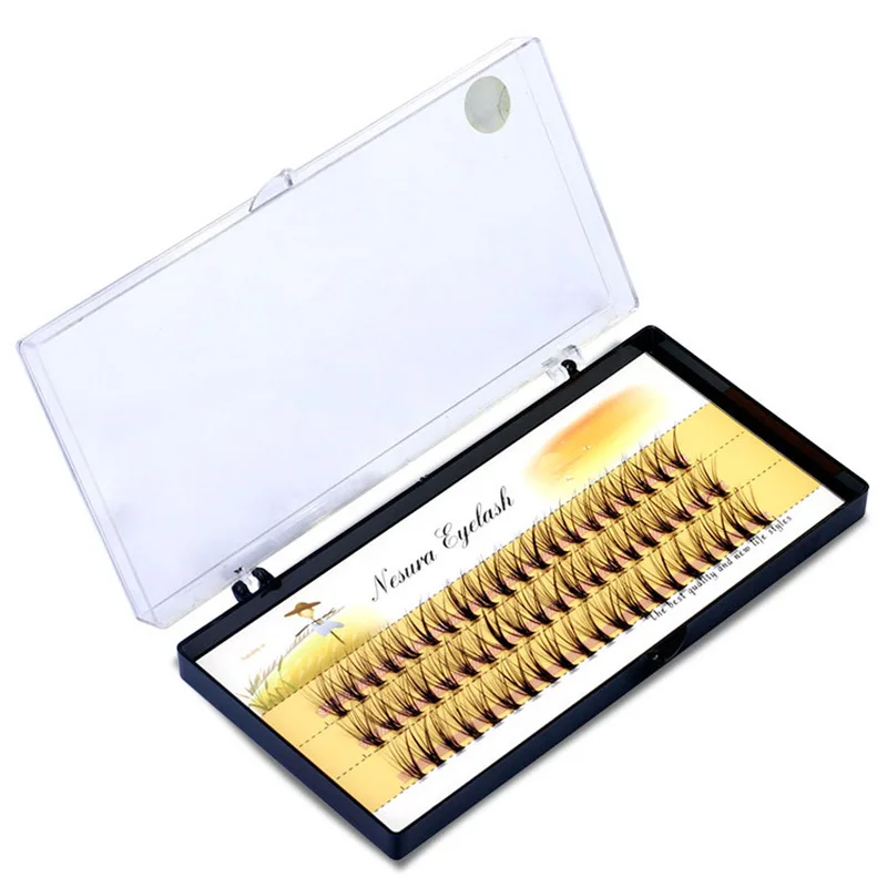 2 коробки/лот Отдельные Накладные ресницы расширение одинарная прядь макияж