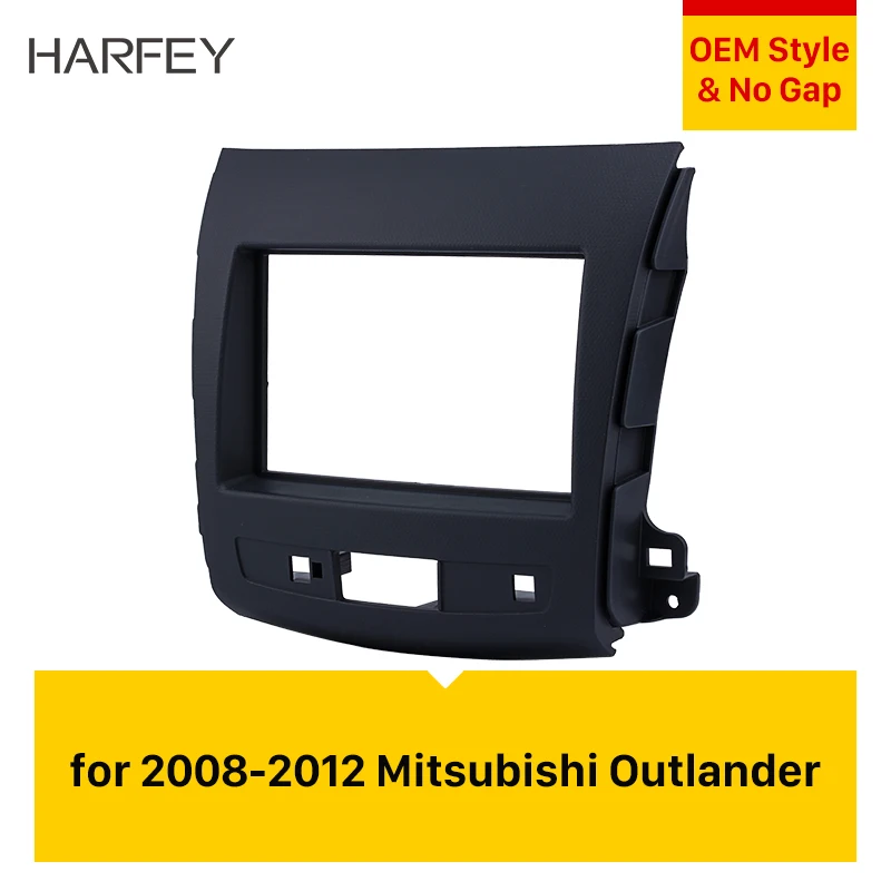 Автомобильная стереопанель Harfey для 2008 2010 2011 2012 Mitsubishi Outlander 2DIN автомобильная