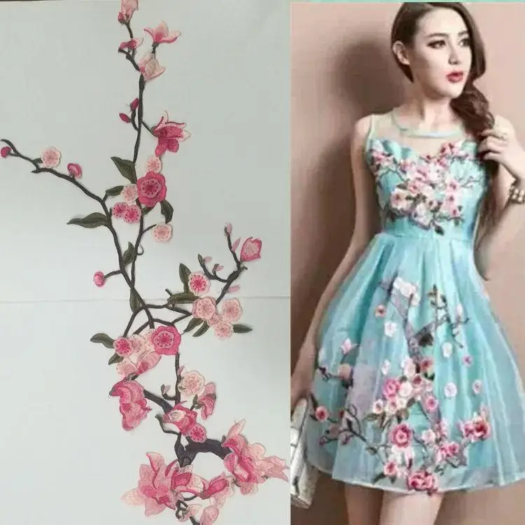 Распродажа 2016 осенняя нашивка для одежды нашивка-Ципао из ткани сливы пальто