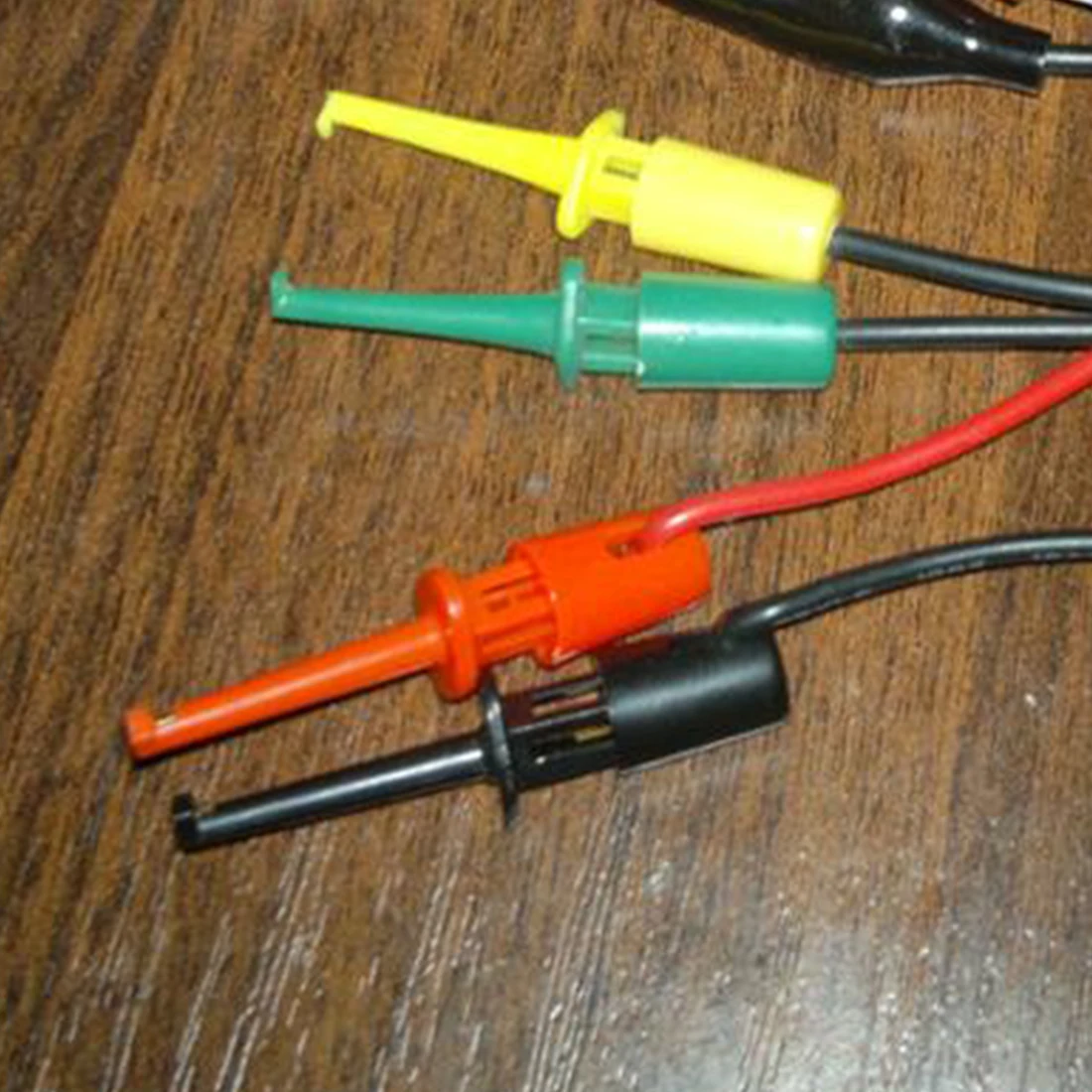 10 шт. набор проводов для мультиметра тестовый зажим на крючке 5 цветов зонд Each2 SMT /