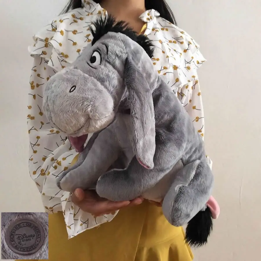 Бесплатная доставка 36 см 14 ''Серый Eeyore Ослик вещи животных милые мягкие