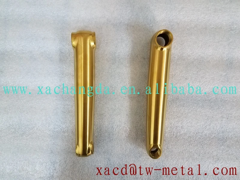 Анодированная титановая рукоятка BMX для велосипеда Золотая bmx bikecrank цветная на