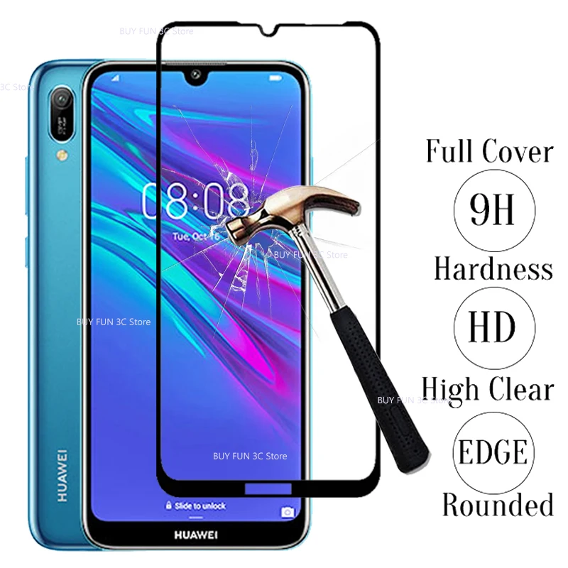 Закаленное стекло для huawei y5 y6 y7 2019 защитная пленка y 5 6 7 5y 6y 7y pro Защитное экрана prime
