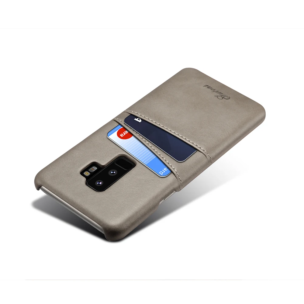 Для samsung S9PLUS Элитный бренд кожа с карты случай мобильный телефон оболочки Coque для
