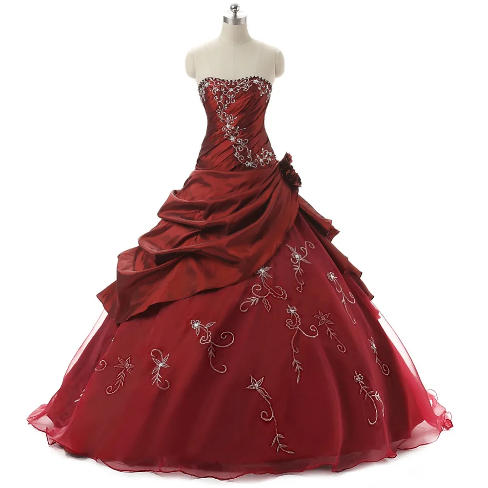 Ruthshen королевский синий дешевый наряд для Quinceanera 2020 без бретелек с вышивкой милые
