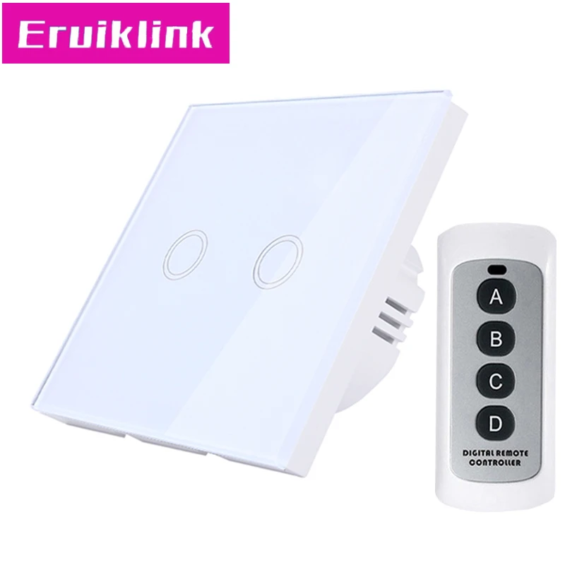 Стандарт ЕС/Великобритании настенный сенсорный выключатель 1/2/3 банда 1 способ