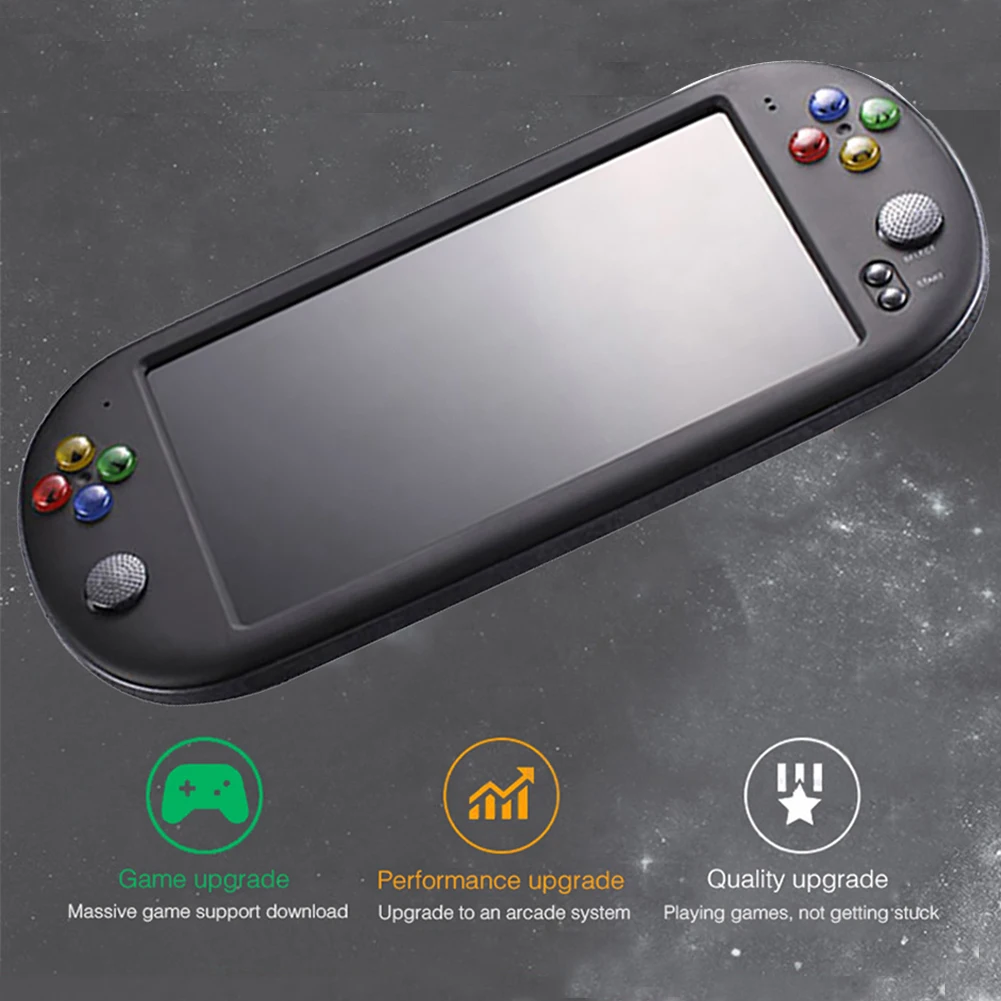 HD портативная игровая консоль Оборудование для psp X16 большой Экран 7-дюймовый HD ручной GBA аркадных игр NES Ностальгический FC ДС GBA SFC MD игровой консоли