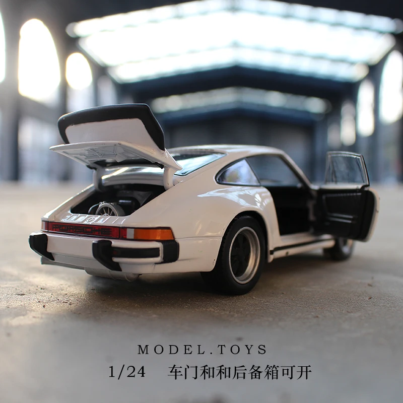 1:24 моделирование сплава спортивный автомобиль модель для 911 Turbo 1974 с управлением
