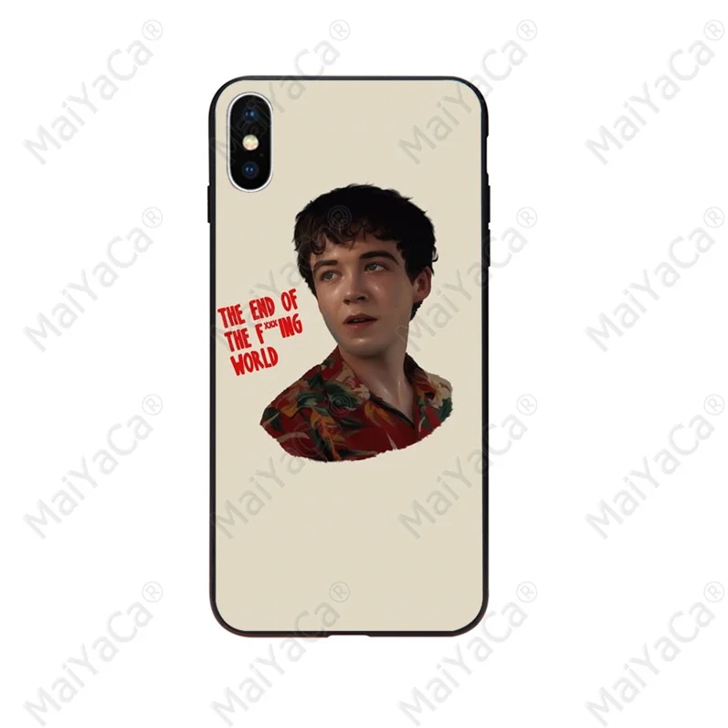 MaiYaCa The End of the Fing World окрашенный мягкий чехол для телефона для Apple iPhone 5 5S SE 6 6S 7 8 Plus X XS MAX XR мобильных телефонов