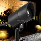 3 шт. 3 Вт 5 Вт Уличный Точечный светильник водонепроницаемый светодиодный садовый Точечный светильник Ландшафтный дорожный газонный светильник с шипами 12 В 24 В постоянного тока прожектор для деревьев