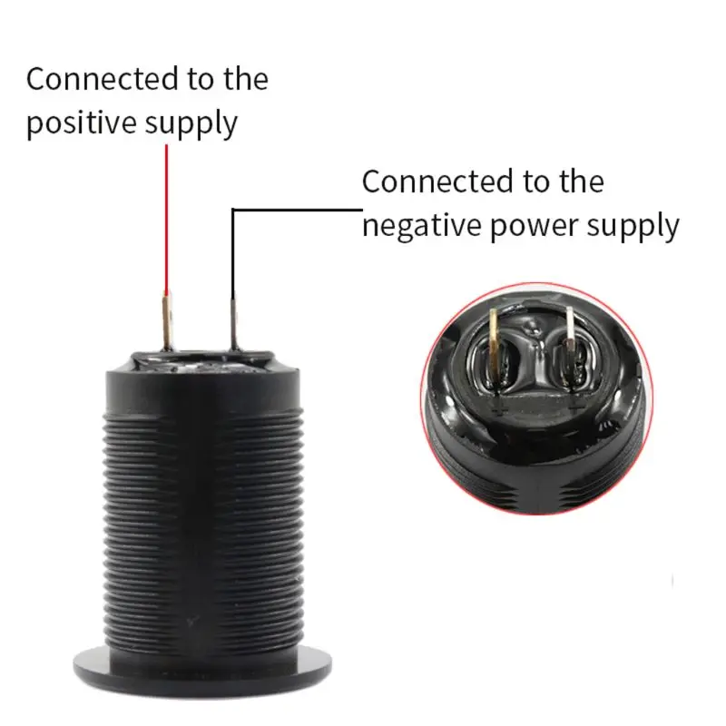 DC 12V/24V Автомобильный Вольтметр для лодки монитор батареи IP67 Водонепроницаемый