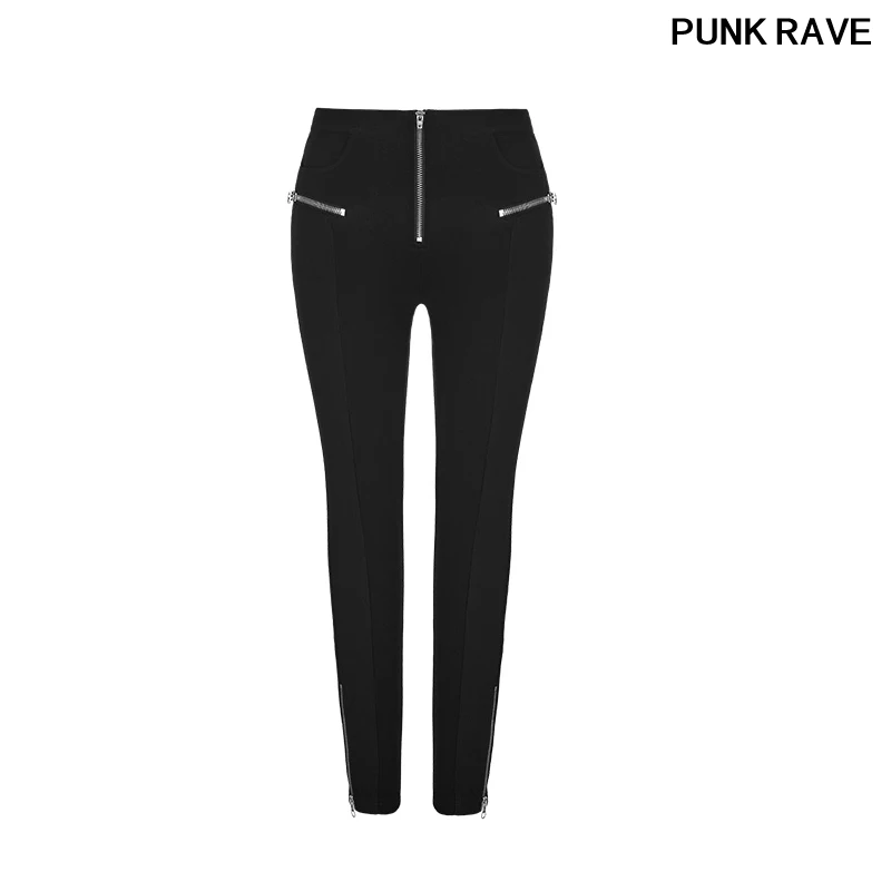 Модные мягкие эластичные брюки до щиколотки с металлической молнией и