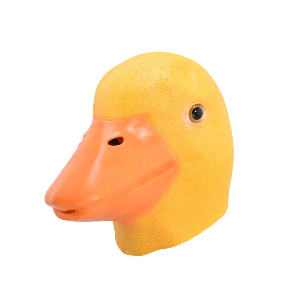 Хэллоуин утка Латексная Маска Новинка Костюм для вечеринки маскарадные маски
