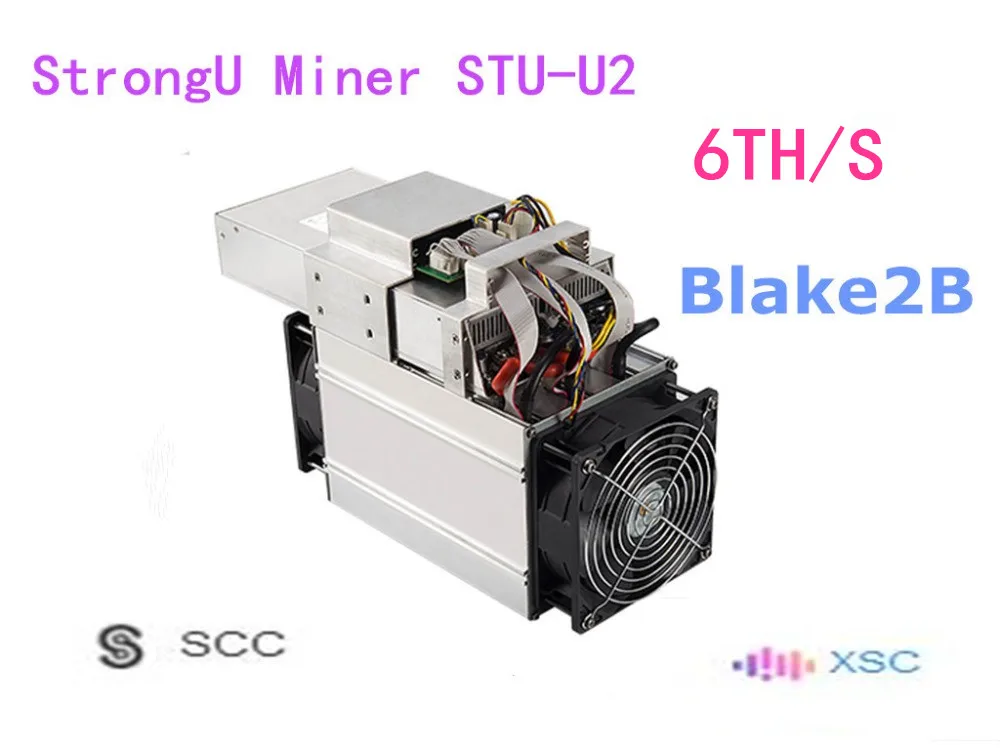 Новинка Майнер SCC XSC строчный STU U2 Blake2b 6/S с блоком питания лучше чем Antminer A3 Innosilicon S11