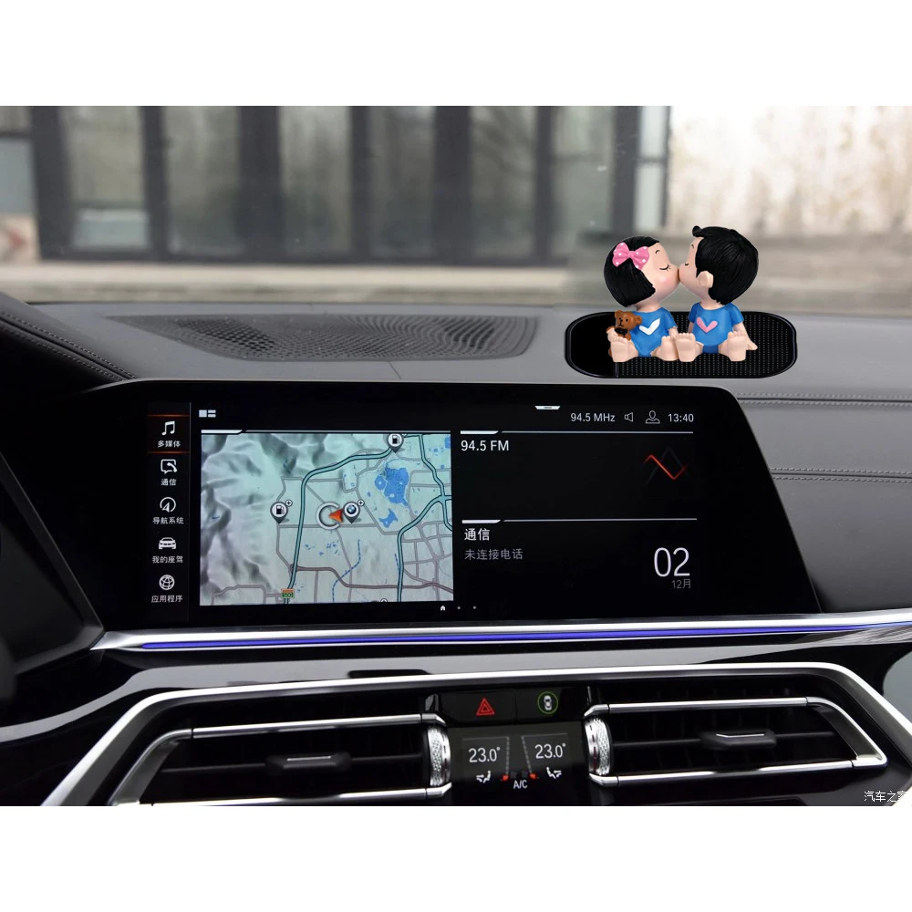 Креативная любовь автомобиля наклейка милый 80x66 см Авто Смола Kawaii пара игрушек