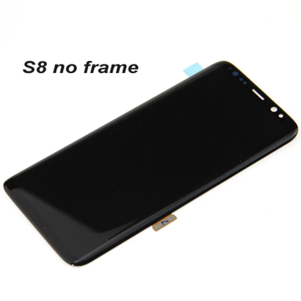S8 no frame S8 S8plus экран дисплея для Samsung Galaxy S8 экран Замена преобразователь изображений для сенсорного дигитайзера в сборе G950F G955 с рамкой+ Инструменты - Цвет: S8 no frame