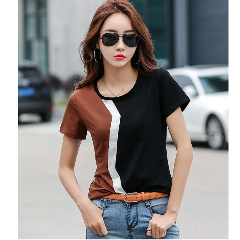 2019 Casual T Shirt Women Tshirt Plus Size T-Shirt Tops Summer Shirts Tee Femme | Женская одежда