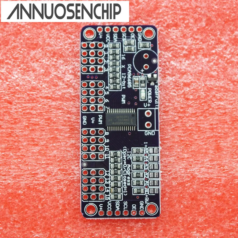 CJMCU PCA9685 16 канальный 12 битный PWM сервопривод I2C Модуль интерфейса контроллера