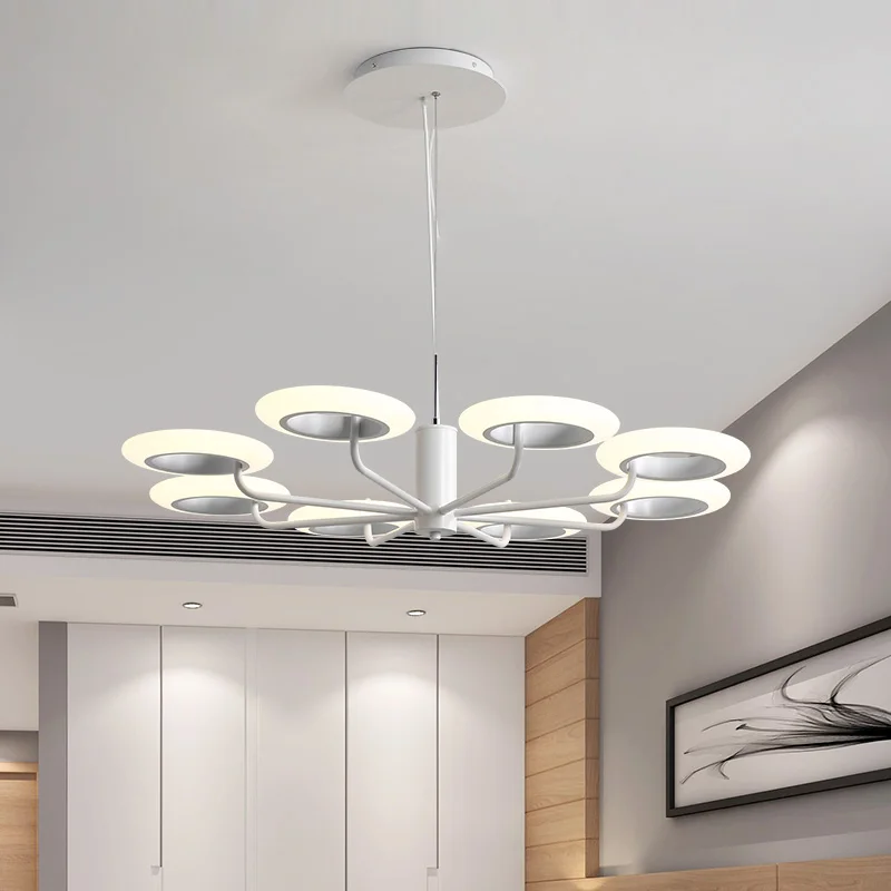 Modern LED chandelier ceiling Nordic fixtures bedroom suspended lamps loft illumination home lighting living room hanging lights | Лампы и